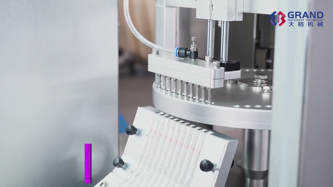 Grand machinery liquid capsule filling and banding machine