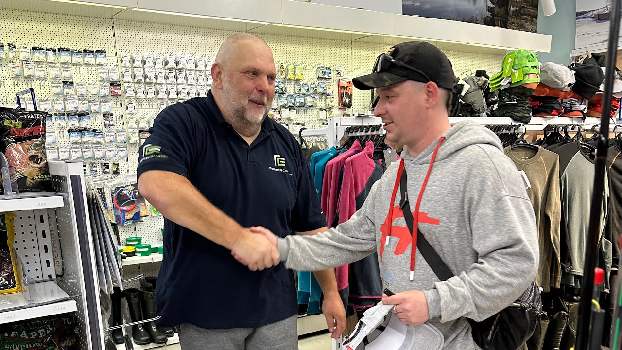 Посетили магазин Salmo , поговорили с Нормундом и Юрой Лисовским !
