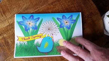 Light Up Spring LED Card