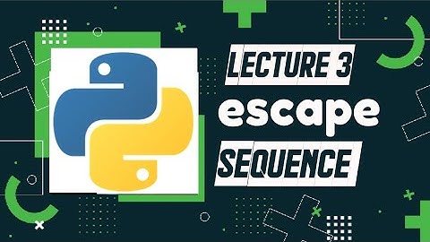 escape sequence as normal text