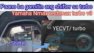 How to use shift in YECVT TURBO on Yamaha nmax V3