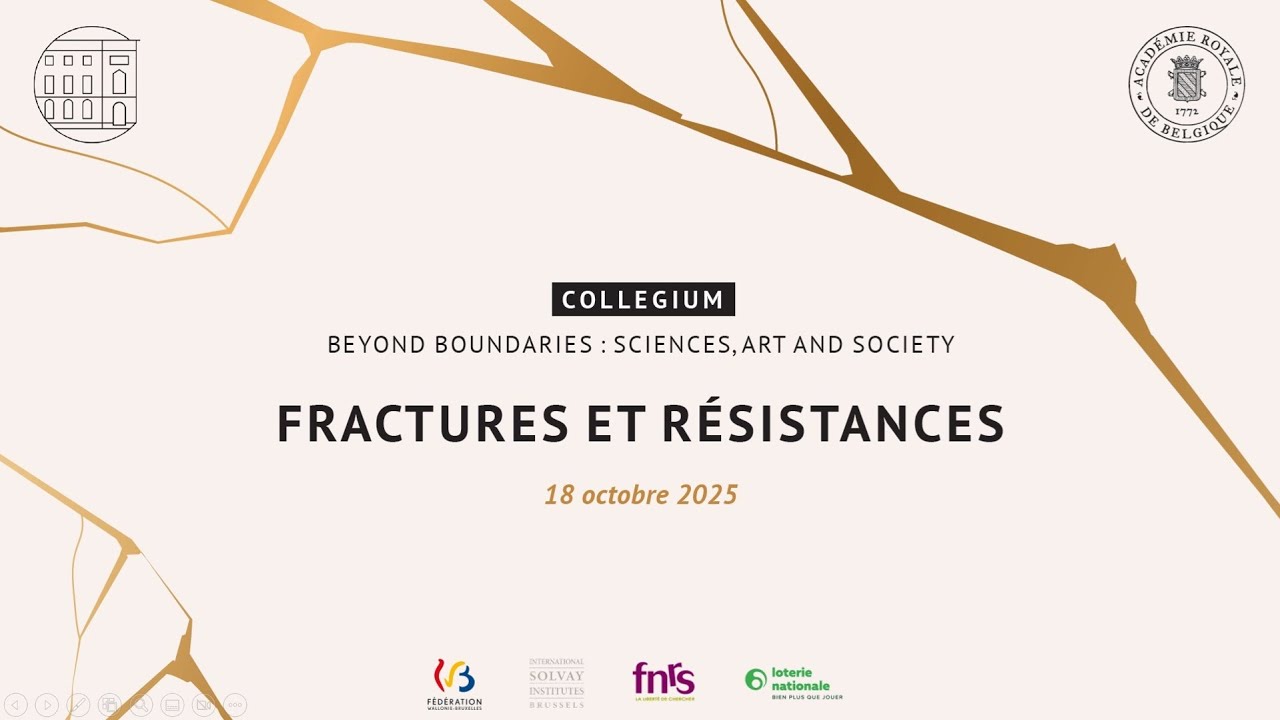Collegium : "Fractures et Résistances" (18 octobre 2025)