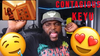 TWIGGA IS ADDICTED NOW - Keyu - Contagious feat. Coi Leray [Official Music Video](REACTION)