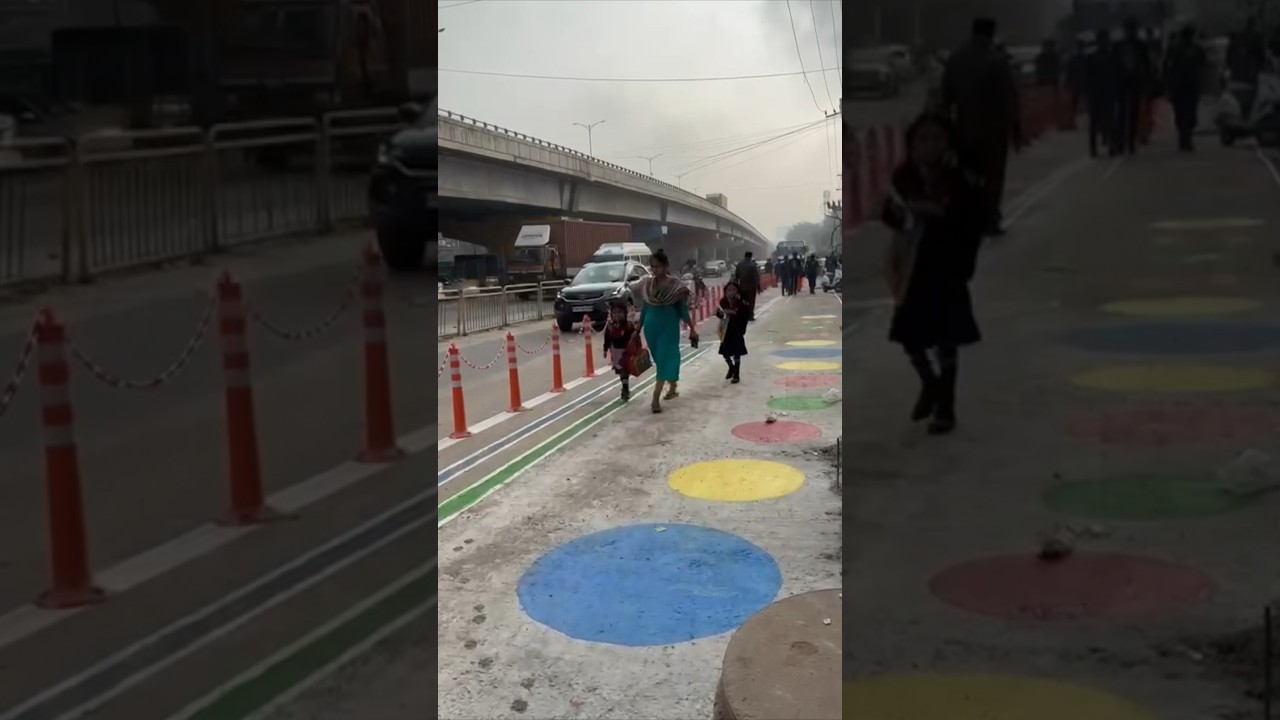 Ensuring child 🧍🏼‍♀️🧍🏼safety on Indian roads; unveiled safe school zone in Attibele, Karnataka.