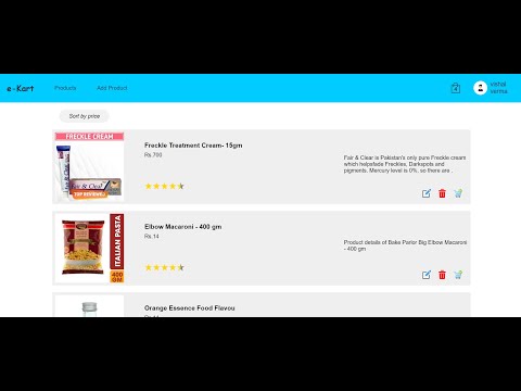 E-Commerce React App for Coding ninjas Project