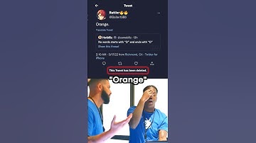 “This Tweet has been deleted” 💀