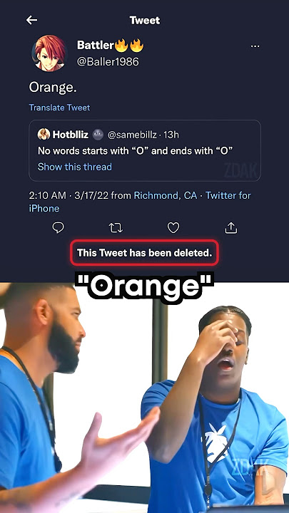 “This Tweet has been deleted” 💀
