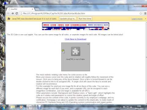Java Cube