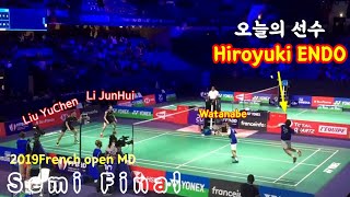 안정적인 플레이로 상대를 흔드는 가장 까다로운 선수🤪! 엔도 와타나베 vs 리준후이 류위천 Endo Watanabe vs LiJunHui LiuYuChen