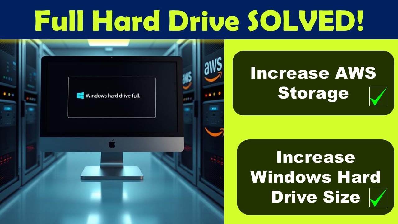 Fix Windows Server 2025 Out of Space on AWS EC2 - SOLVED!