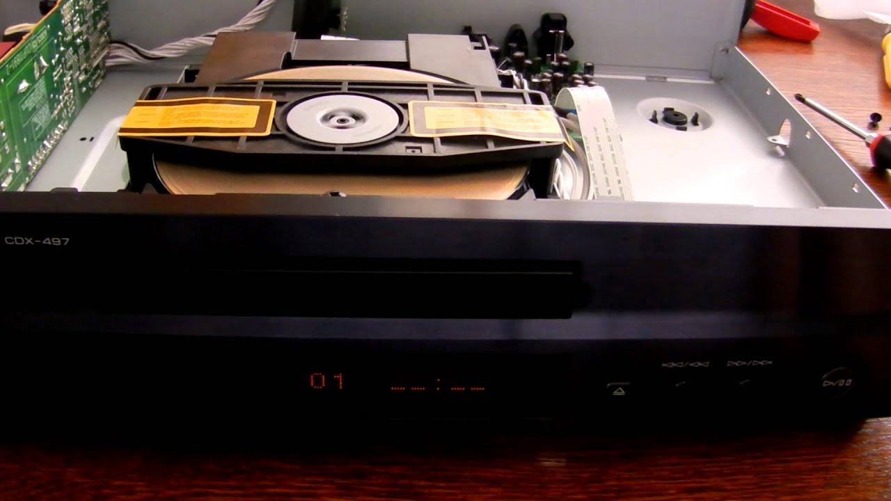 Yamaha CDX-497 problem - YouTube