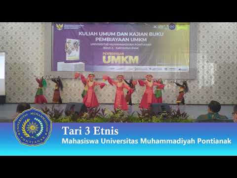 Tari 3 Etnis Mahasiswa Universitas Muhammadiyah Pontianak