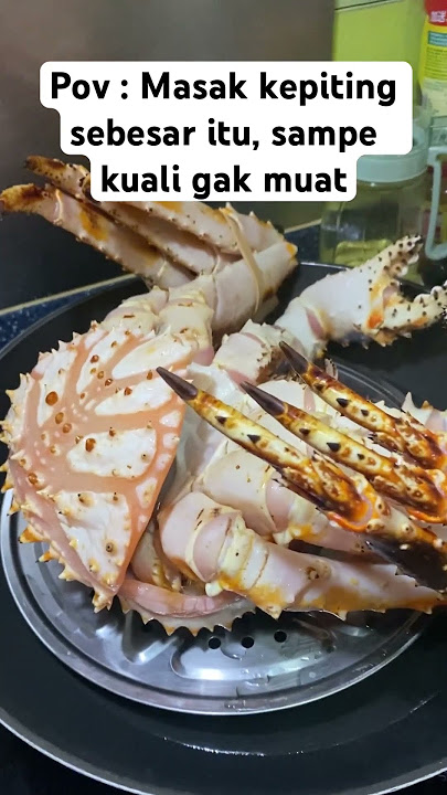 Masak kepiting sebesar gaban #shortvideo #tkwhongkong