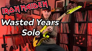 Iron Maiden - Wasted Years (Guitar Solo)