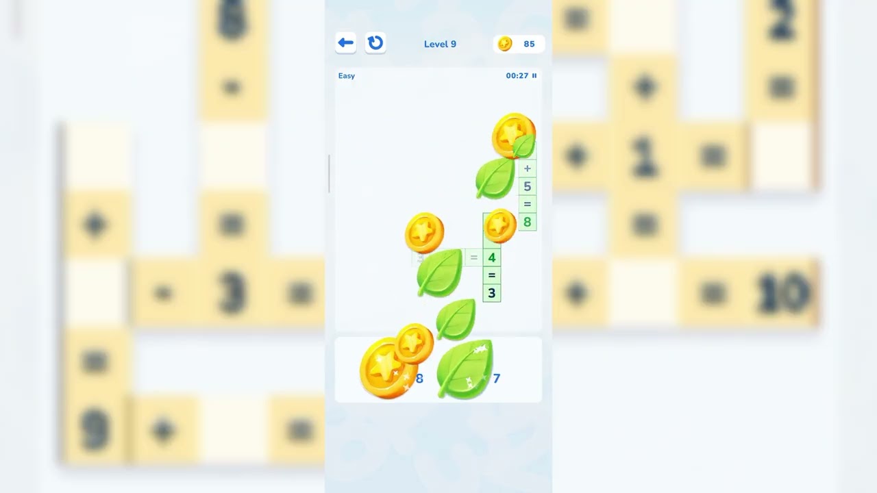 Math Crossword — Number puzzle Gameplay Walkthrough part 1 (Android, IOS)