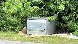 Cameras catch workers illegally dumping trash onto homeowner's property in Golden Gate Estates