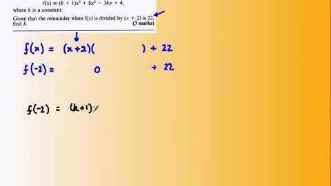 Remainder Theorem - problem 1