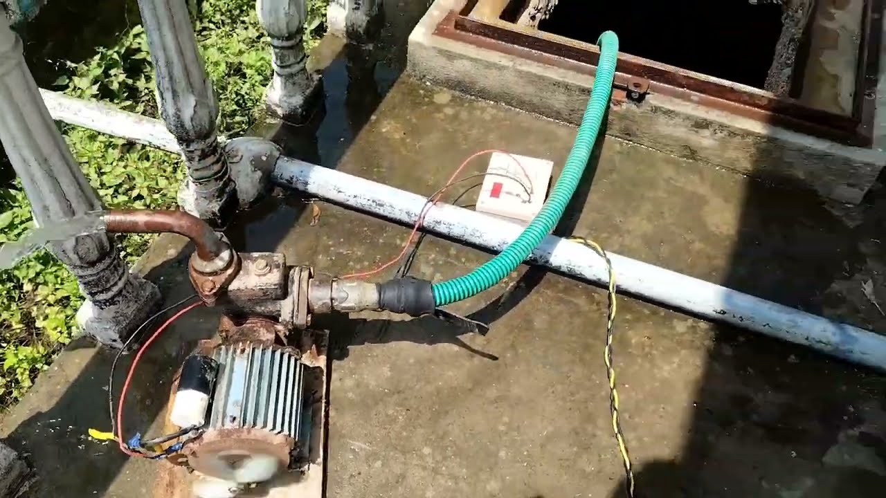 Open well submersible pump repairing 