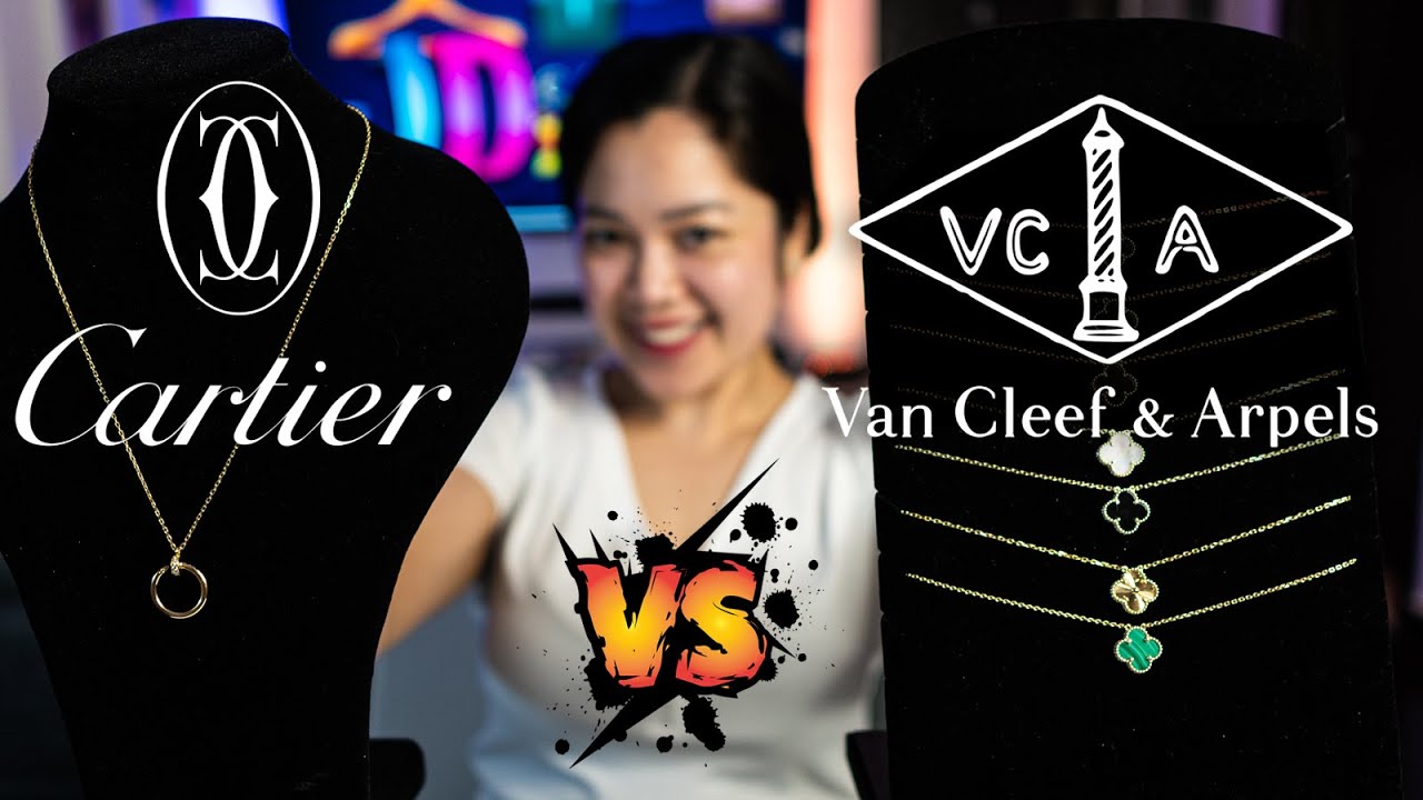 How to layer Cartier & VCA Necklace YouTube