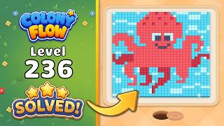 Colony Flow! - Level 236 Walkthrough 🧩 | Solution & Gameplay (ABI GAMES) 🐜