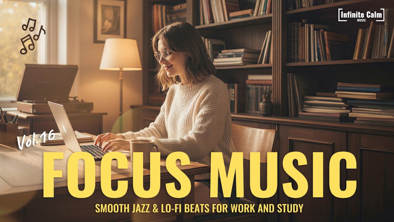 Focus Music Vol.16 | Smooth Jazz & Lo-Fi Beats for Work and Study at ...