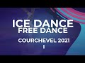 LIVE 🔴 | Ice Dance Free Dance  | Courchevel  1 2021