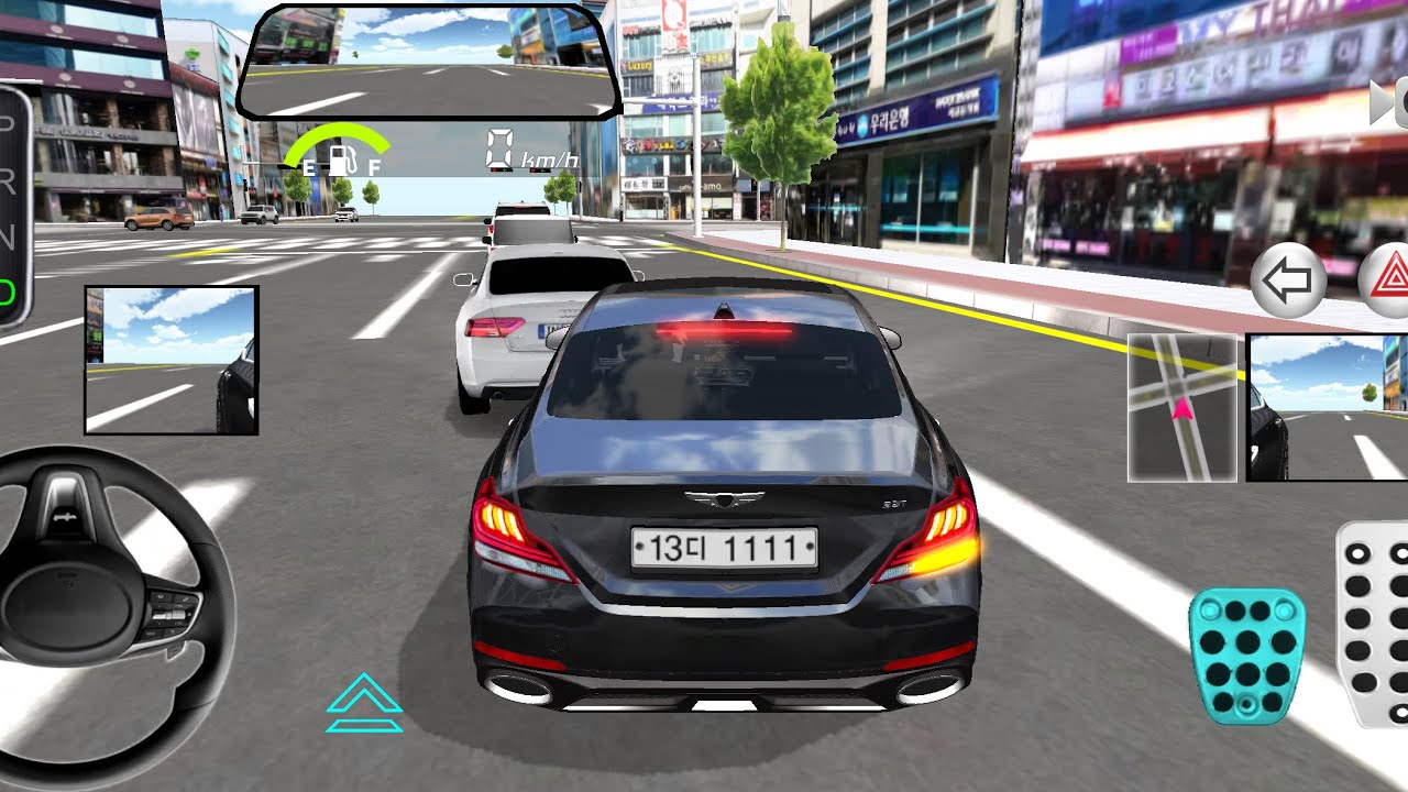 New Black Mercedes Benz - 3d Driving Class || Car Game 