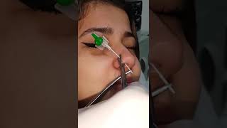 Beautiful girl with Nose pin
