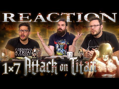 Attack on Titan 1x7 REACTION!! "Small Blade: The Struggle for Trost, Part 3"