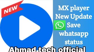 Whatsapp status saver for mx player || mx player settings || @Ahmad tech official screenshot 1