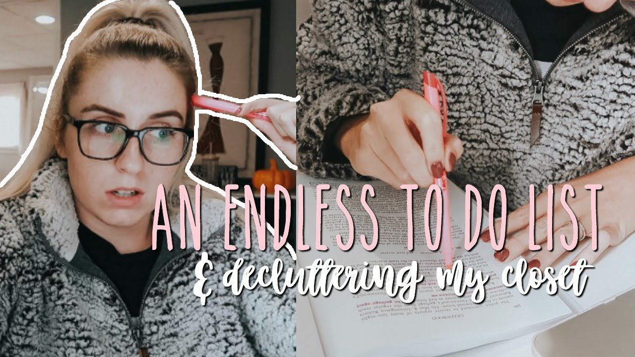 So Much to do & Cleaning out my Closet | Law School Vlog 43