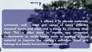 Enhance Your Abrasive Blasting Performance With Top-Grade Steel Grit