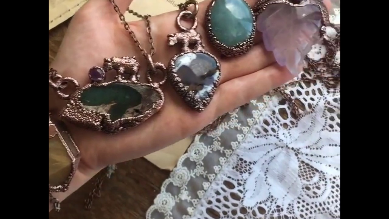 Electroformed jewelry by MARIAELA YouTube