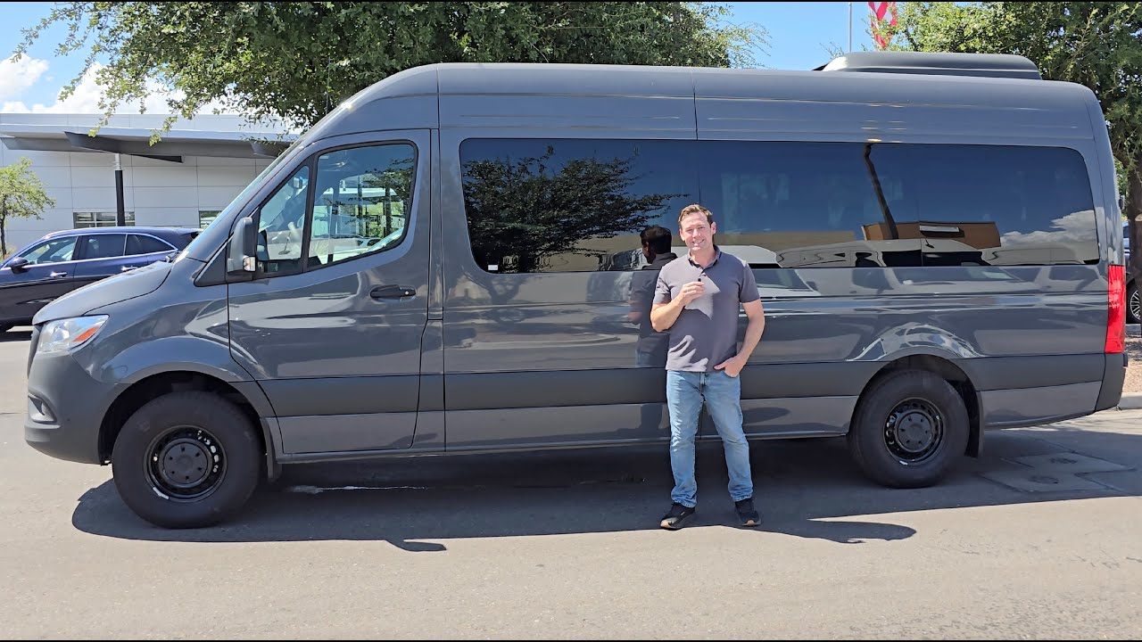 Mercedes-Benz Sprinter 2500-2024, 15-местный фургон, полный обзор #adventurevan #vanconversion #r...