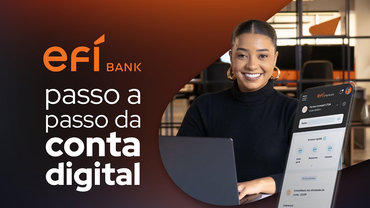 Como funciona a conta do Efí Bank? Conheça os menus e funcionalidades da sua conta digital PJ