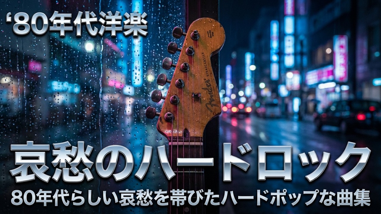 80年代洋楽 哀愁のハードロック 80年代らしい哀愁を帯びたハードポップ