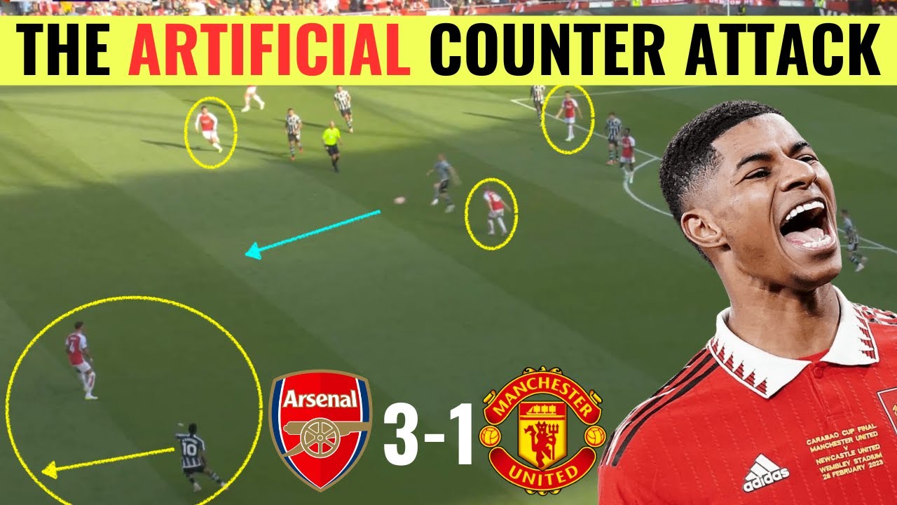 Tactically Analysing Rashford's Goal... Arsenal 3-1 Manchester United