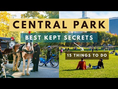 CENTRAL PARK | 15 ICONIC Things to do (perfect for first time visitors)