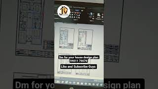 🏡 37' × 87' Modern House Plan | Ground + First Floor #Shorts #construction #youtube #jvengineers