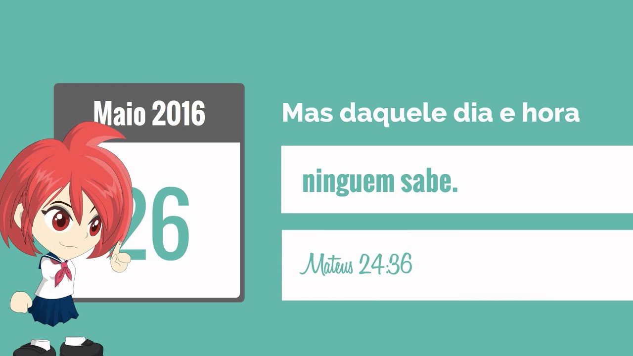Mateus 24:36 - Bíblia Animada - NT kids