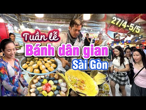 454. Sài Gòn – Đông nghẹt người xếp hàng tại Tuần lễ du lịch ẩm thực và Bánh dân gian Nam Bộ Thủ Đức mới 2023