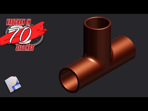Plasticity | Create a T Pipe Junction