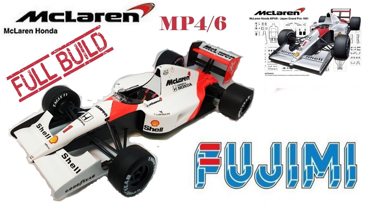 Full Video Build Mclaren Mp4 6 Fujimi 1 Youtube