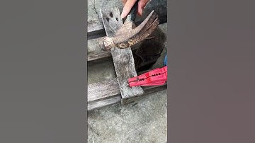 No more worrying about getting your hands dirty when hammering nails!