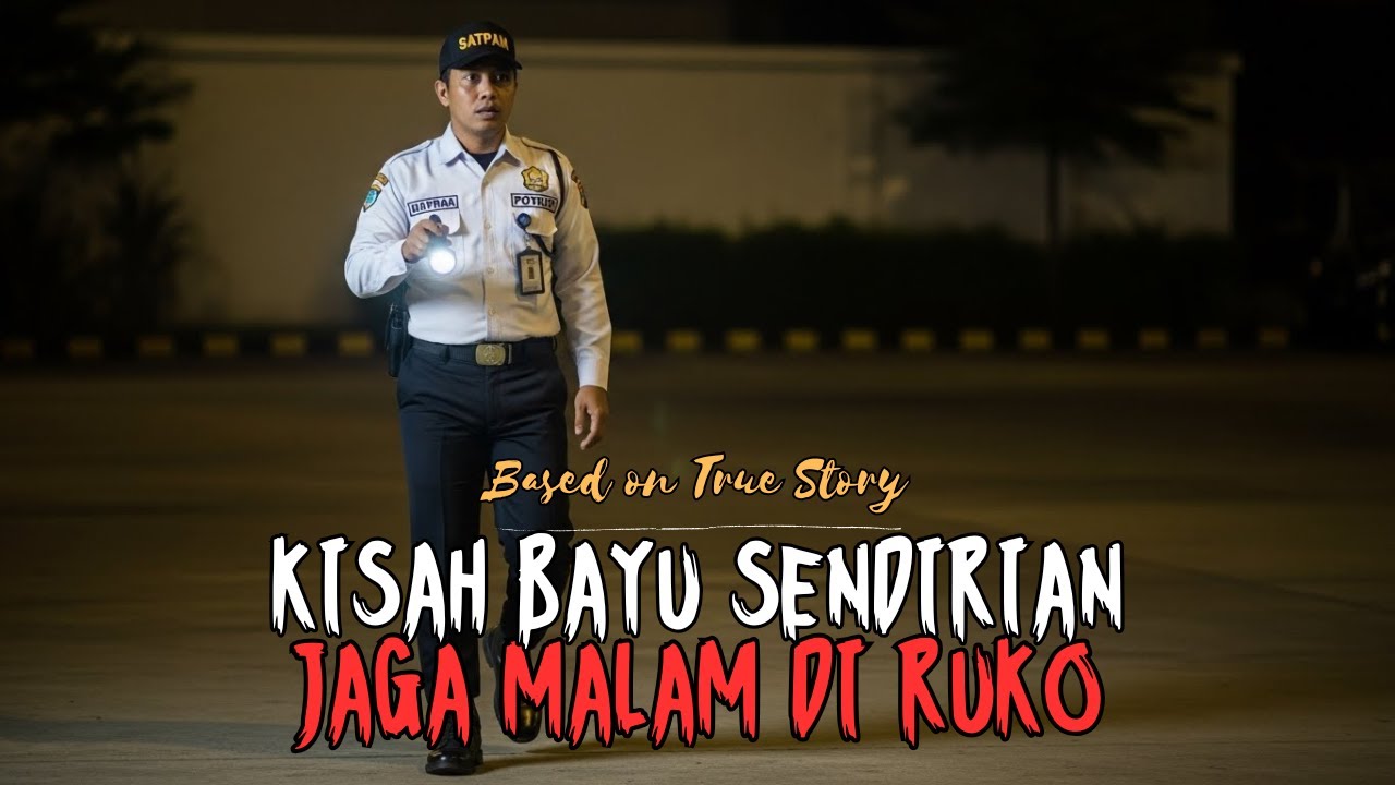 NGERI JUGA! KISAH BAYU SENDIRIAN JAGA MALAM DI RUKO PINGGIR JALAN