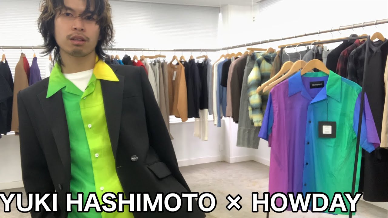 【別注】YUKI HASHIMOTO 21SS 別注！美しいグラデーションが作品のような一着です！ランウェイでもめちゃ目立ってた、、、