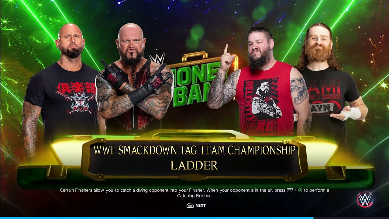 WWE 2K23 Luke Gallows & Karl Anderson Vs Sami Zayn & Kevin Owens - YouTube