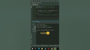 Program For Login (Username & Password ) In Python | #shorts #shortvideo #short #python