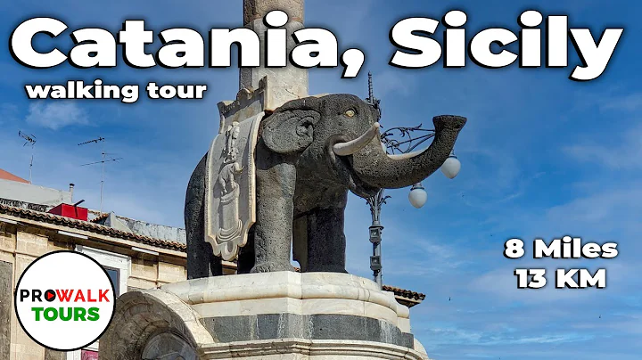 Catania, Sicily Walking Tour - With Captions!
