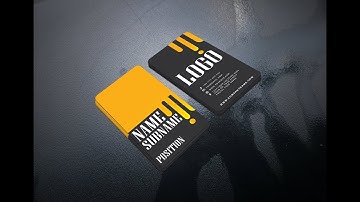 Creative and modern business card design in illustrator free tutorial